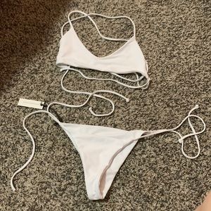 NWT Lovers and Friends White Bikini
